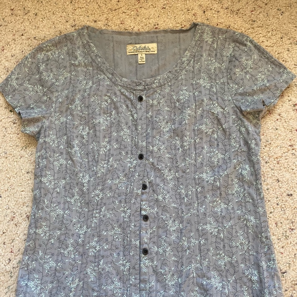 Sweet Cabela’s button up casual shirt.
